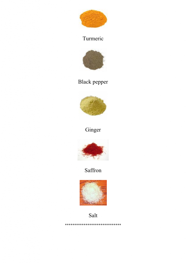 درس Food and Drink Vocabulary: Spices للسنة الثالثة إعدادي