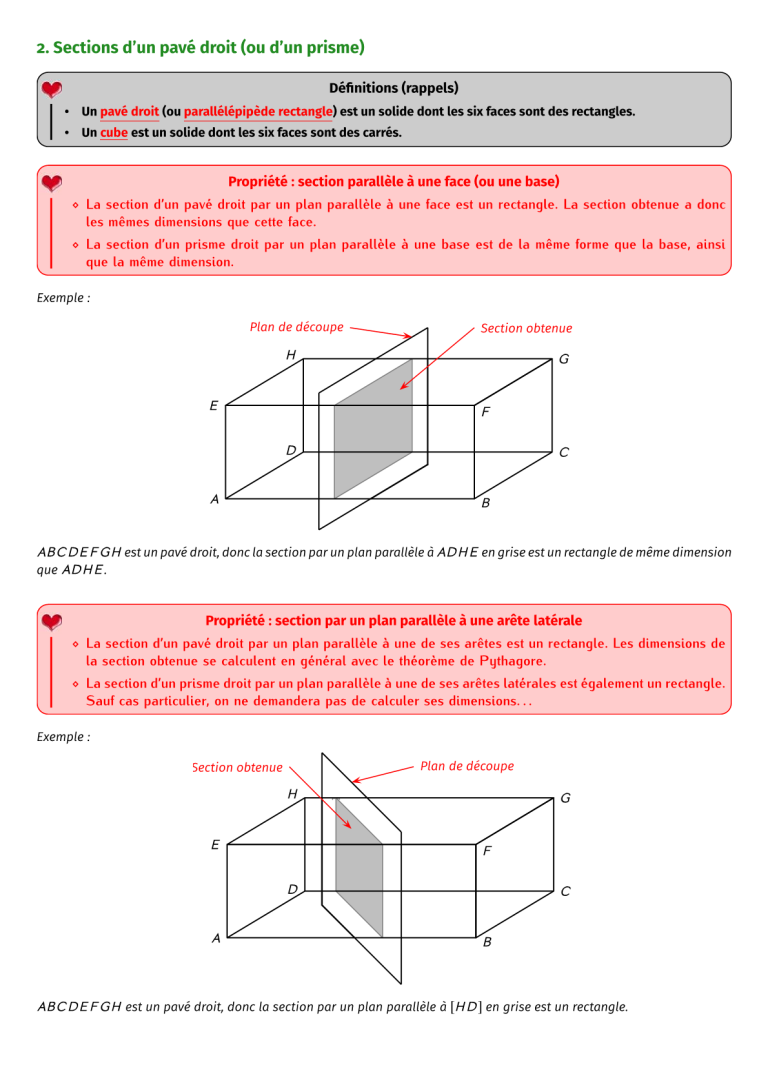 Geometrie Dans L Espace 3eme géométrie dans l'espace 3ème année collège - Page 10 of 12 - الدراسة
